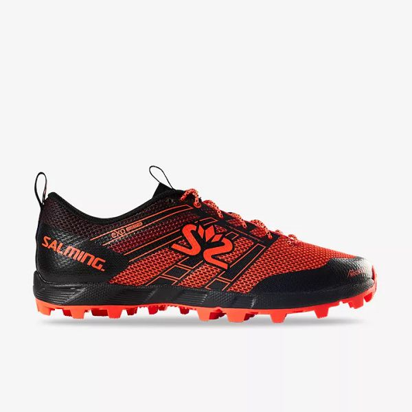 Black / Orange Salming Elements 3 Men\'s Trail Shoes | Canada-627315