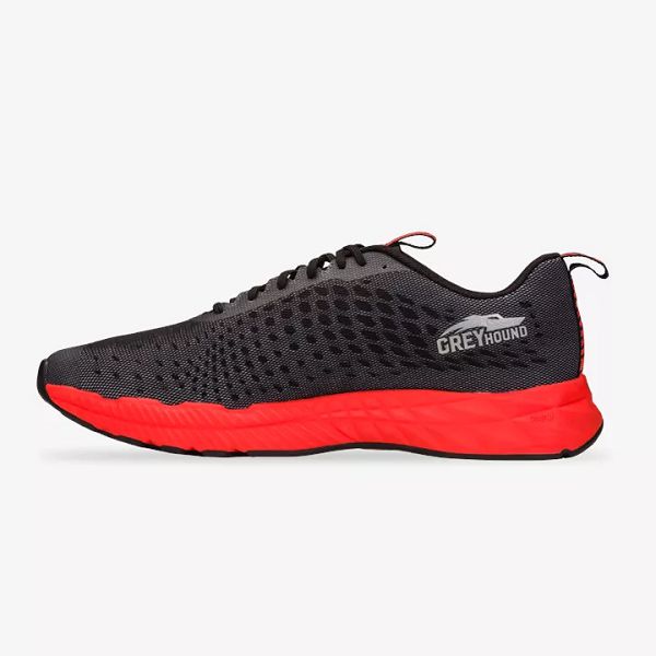 Black / Orange Salming Greyhound Men's Running Shoes | Canada-125379