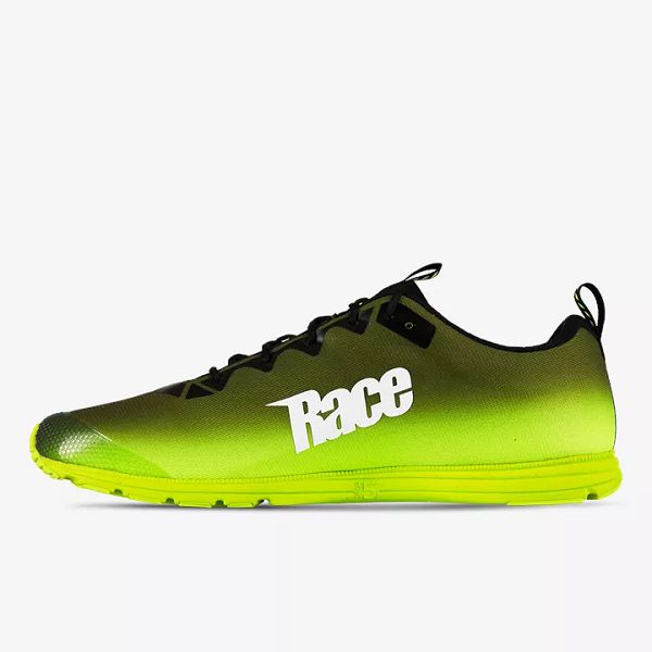 Black / Yellow / White Salming Race 7 Men's Running Shoes | Canada-78394