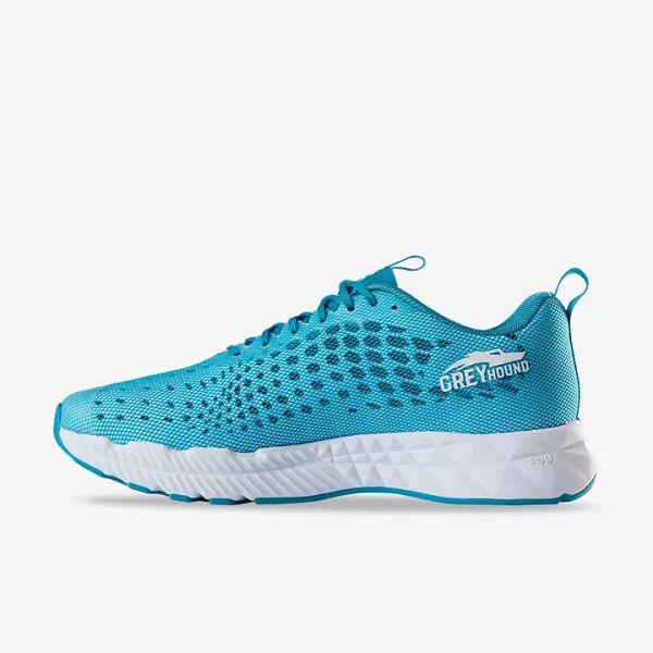 Blue / White Salming Greyhound Women's Running Shoes | Canada-271086