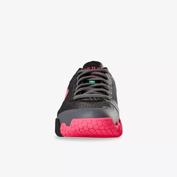 Grey / Black / Pink Salming Hawk Women's Squash Shoes | Canada-392681