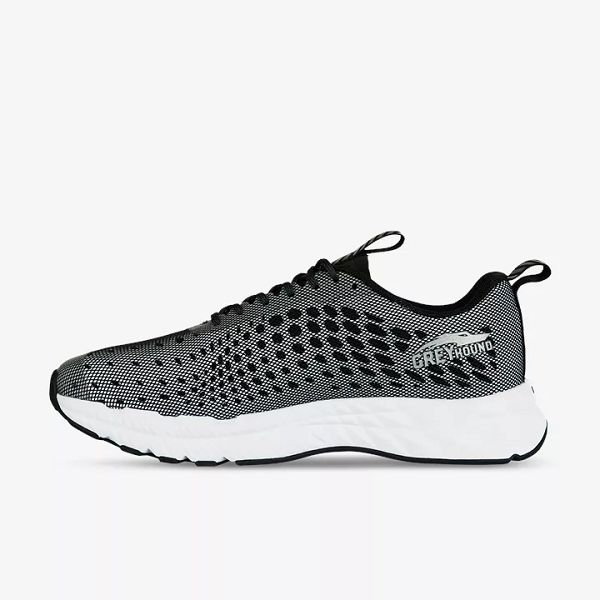 Grey / Black / White Salming Greyhound Women's Running Shoes | Canada-17849