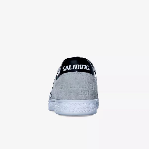 Grey / Black / White Salming Ninetyone Men's Sneakers | Canada-872560