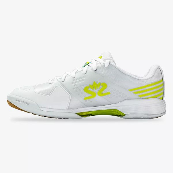 Grey / Yellow / Green Salming Viper 5 Women's Squash Shoes | Canada-935178