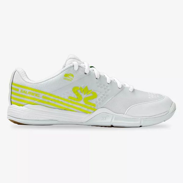 Grey / Yellow / Green Salming Viper 5 Women\'s Squash Shoes | Canada-935178