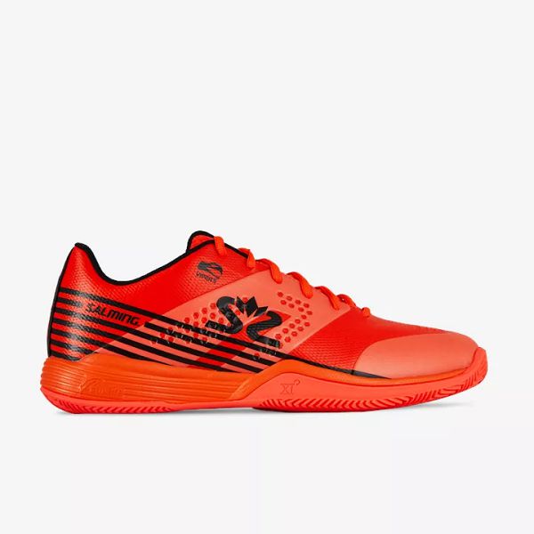 Orange / Red / Black Salming Viper 5 Padel Women\'s Squash Shoes | Canada-415689