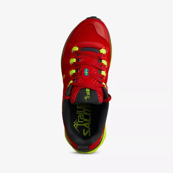 Red / Black / Yellow Salming Trail 5 Women's Trail Shoes | Canada-45137