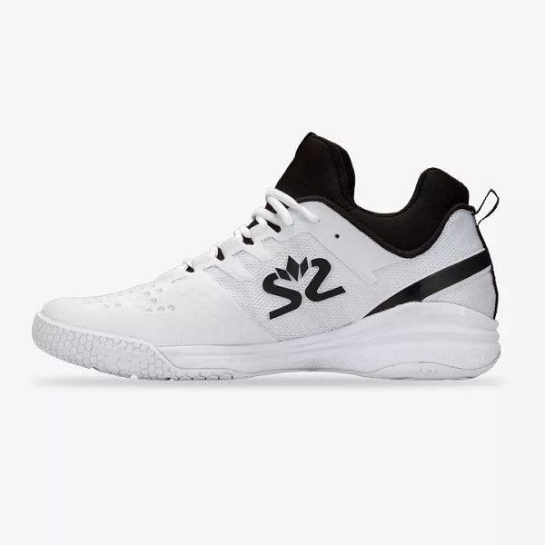 White / Black Salming Kobra Mid 3 Men's Squash Shoes | Canada-143896