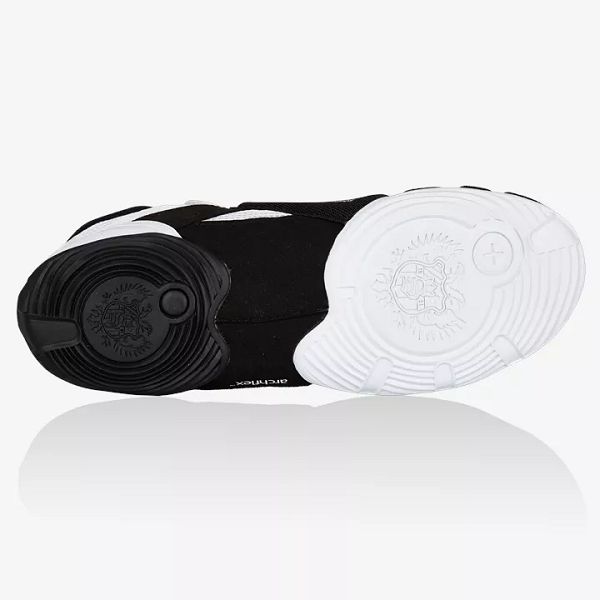 White / Black Salming Slide 5 Goalie Women's Squash Shoes | Canada-79543