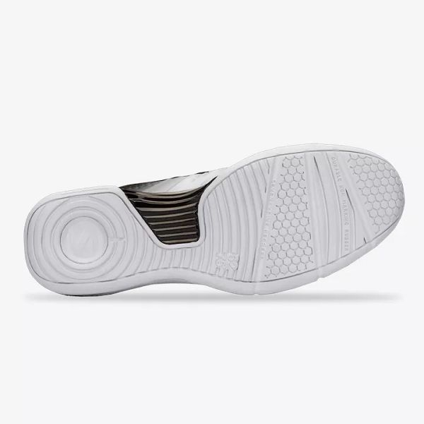 White / Black Salming Viper 5 Men's Squash Shoes | Canada-175408