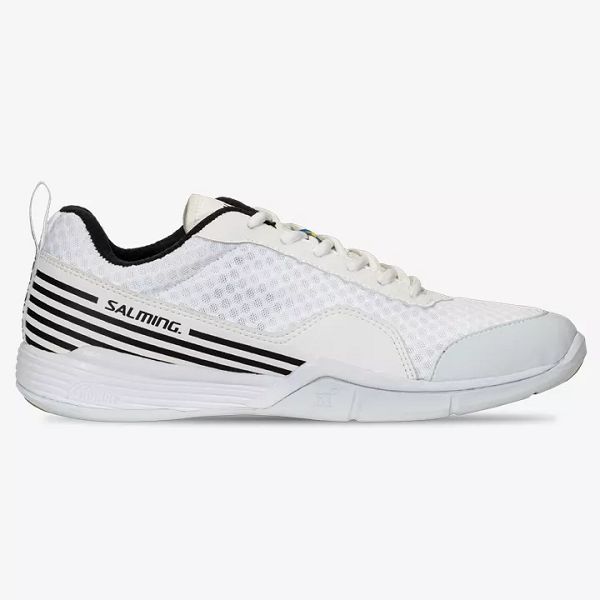 White / Black Salming Viper Sl Men\'s Squash Shoes | Canada-276543