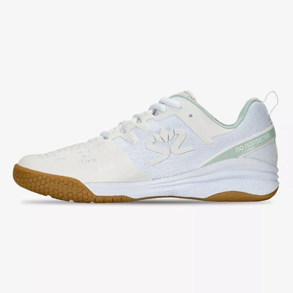 White / Green / Brown Salming Kobra 3 Women's Squash Shoes | Canada-837405