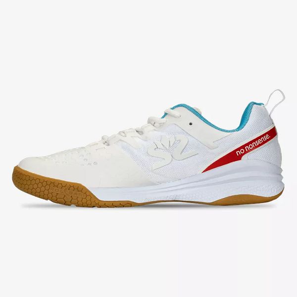 White / Red / Blue Salming Kobra 3 Men's Squash Shoes | Canada-714263