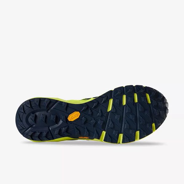 Yellow / Navy / Blue Salming Trail 6 Men's Trail Shoes | Canada-31286