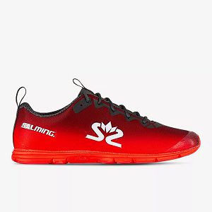 Black / Red / White Salming Race 7 Women's Running Shoes | Canada-296054