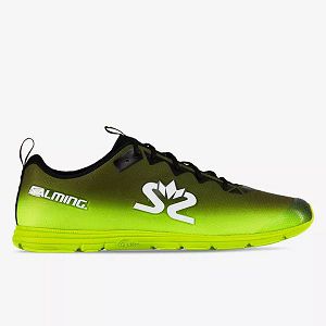 Black / Yellow / White Salming Race 7 Men's Running Shoes | Canada-78394