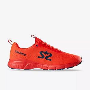 Orange / Blue Salming Enroute 3 Men's Running Shoes | Canada-502178