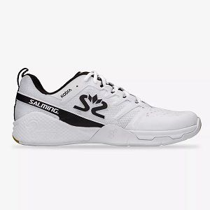 White / Black / Brown Salming Kobra 3 Men's Squash Shoes | Canada-589140